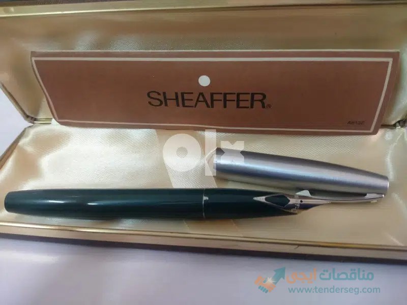 قلم SHEAFFER امريكي مسجل عليه USA حبر ريشة